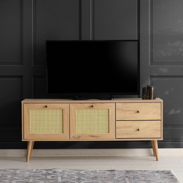 Patara mediebenk, 140 cm - Eik Patara mediebenk, 140 cm - Eik