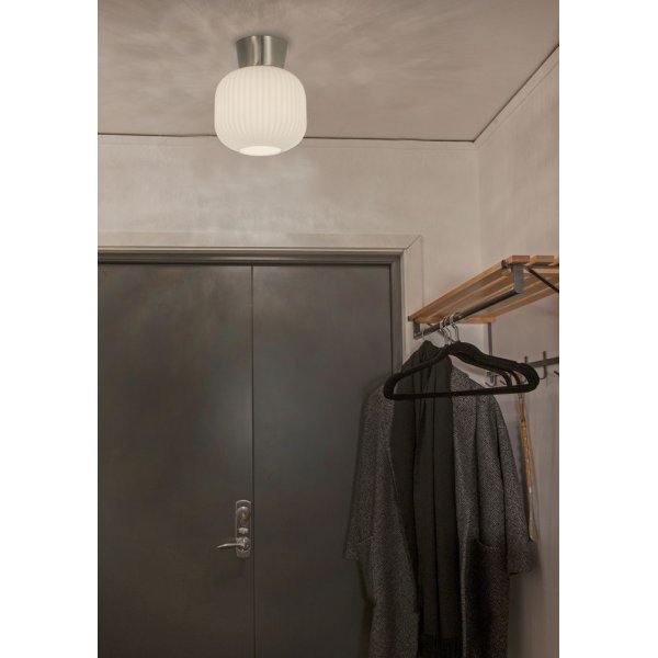 Plafond Vanja - Hvit/stål Plafond Vanja - Hvit/stål