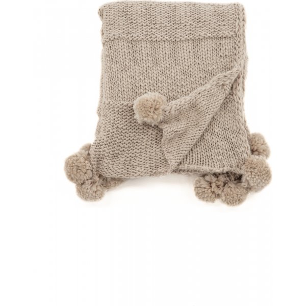 Gr�nna pledd, 130x170 cm - Beige