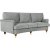 Howard Watford Deluxe 4-seters buet sofa - Gr + Tekstilrens for mbler