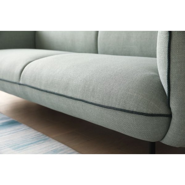 Catta 3-seters sofa med fotskammel - Lysegrøn + Tekstilrens for møbler Catta 3-seters sofa med fotskammel - Lysegrøn + Tekstilrens for møbler