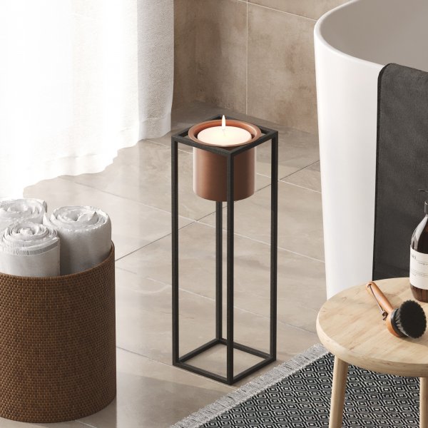 Platon 23 potte - Sort/kobber Platon 23 potte - Sort/kobber