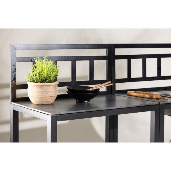 Utekjøkken komplett svart - Alicante Utekjøkken komplett svart - Alicante