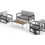 Montreal loungegruppe - Beige + Flekkfjerner for mbler