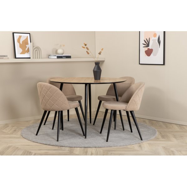 Alice spisestol - Beige