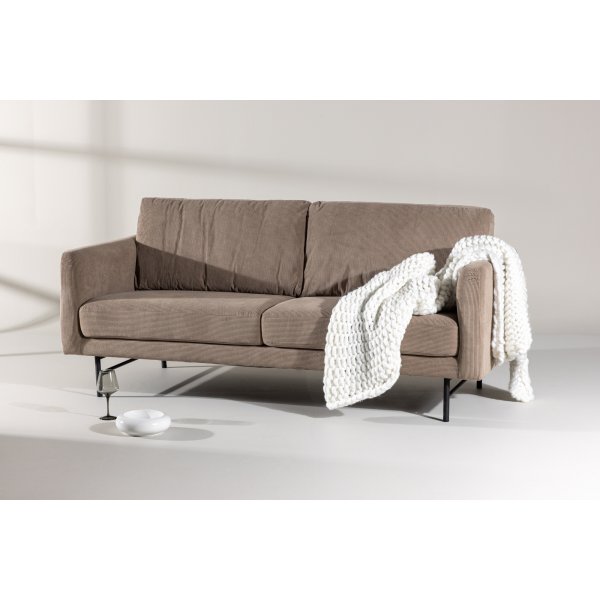 Sky 3-seters sofa - Sort/brun Sky 3-seters sofa - Sort/brun