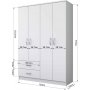 Baderomsgarderobe 1 - Hvit