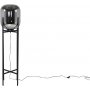 Marbystrand gulvlampe - Svart/glass