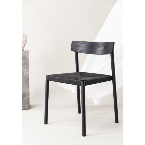 Malmön spisestuestol - Svart Malmön spisestuestol - Svart