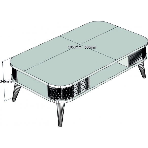 Einar salongbord - Eik