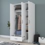 Baden garderobe 2 - Hvit
