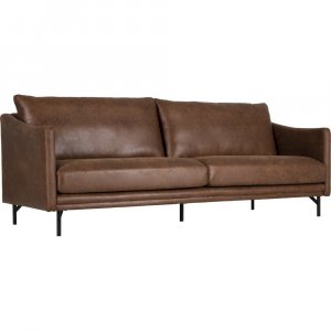 Harpan 3-seter sofa - Brun økolær + Flekkfjerner for møbler Harpan 3-seter sofa - Brun økolær + Flekkfjerner for møbler
