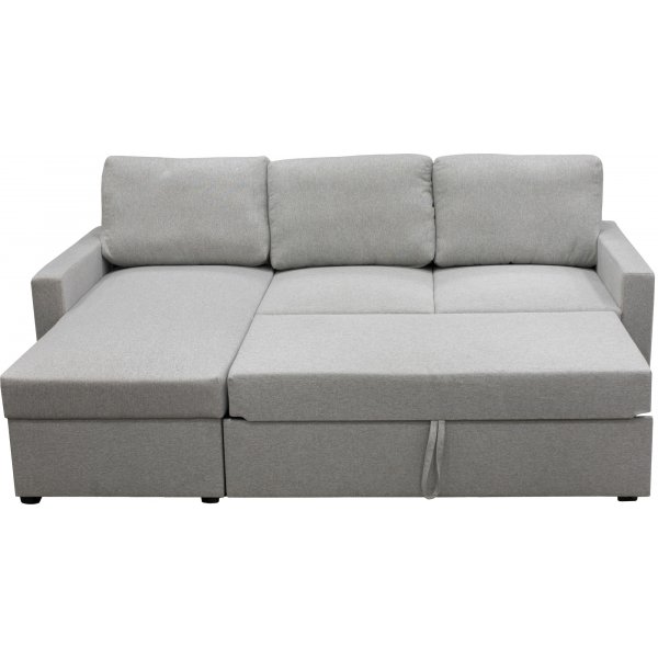 Dream divansofa med sengefunksjon og oppbevaring - lys gr