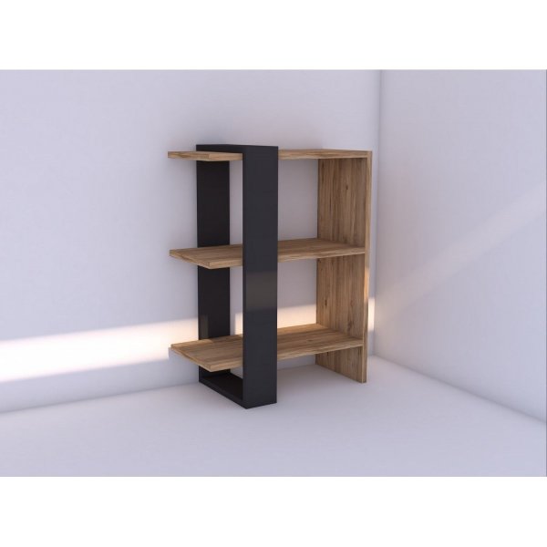 Ova bokhylle - Antrasitt/furu Ova bokhylle - Antrasitt/furu