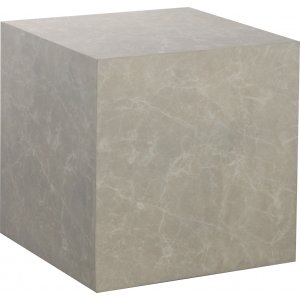 Kuben salongbord beige marmorfolie 60 x 60 x 60 cm