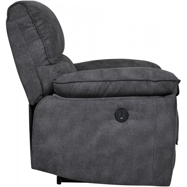 Coventry elektrisk hvilestol grå mikrofiber Coventry elektrisk hvilestol grå mikrofiber