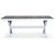 Bologna spisebord 200-240 cm - Hvit / Gr (Aintwood) + Mbelpleiesett for tekstiler