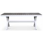 Bologna spisebord 200-240 cm - Hvit / Gr (Aintwood)