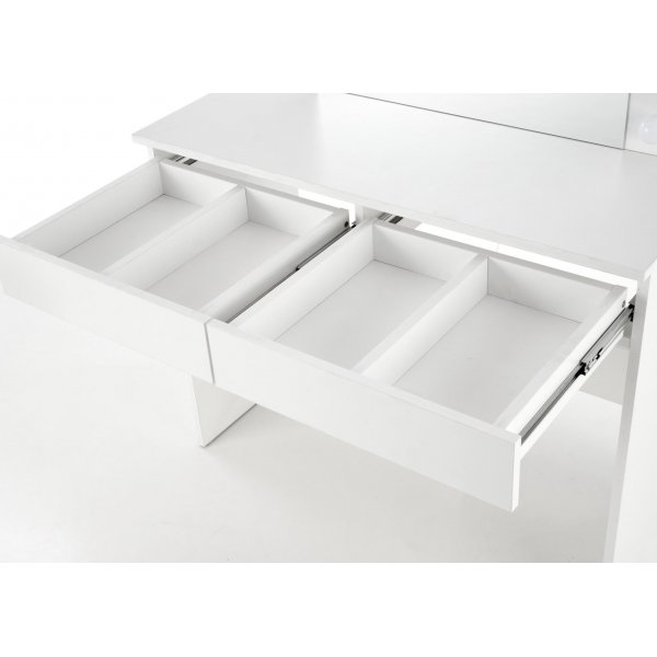 Facada hvitt toalettbord med belysning 94 x 43 cm Facada hvitt toalettbord med belysning 94 x 43 cm