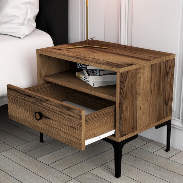 Lisboa nattbord - Valnøtt Lisboa nattbord - Valnøtt