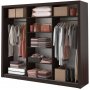Mervyn garderobe med speil - Wenge