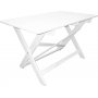 Knohult spisebord 125 cm - Hvit + Tekstilrens for mbler