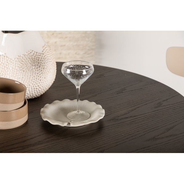 Olivia spisebord �110 cm - Semsket skinn