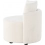 Kelso 2-seters barnesofa - Hvit teddy