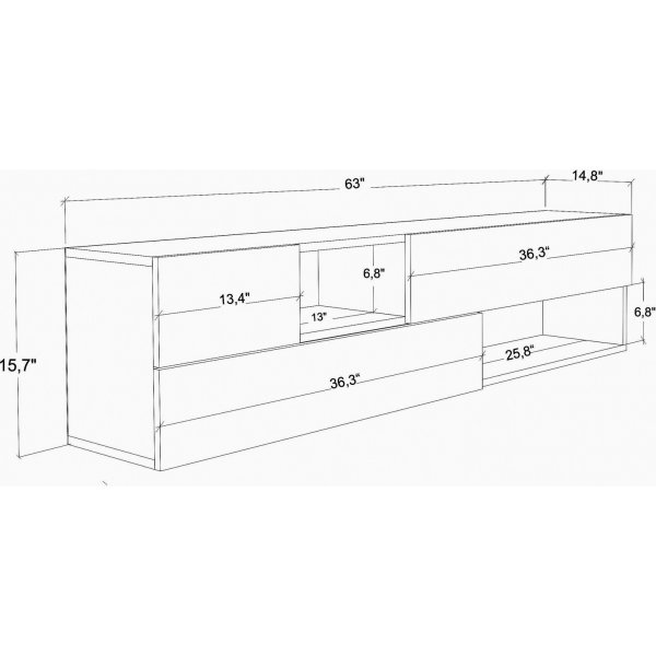 Morton mediabenk - antrasitt Morton mediabenk - antrasitt