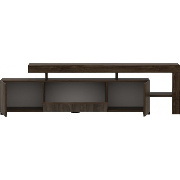 TV-stativ Beliz i valnøtt - 192 cm TV-stativ Beliz i valnøtt - 192 cm