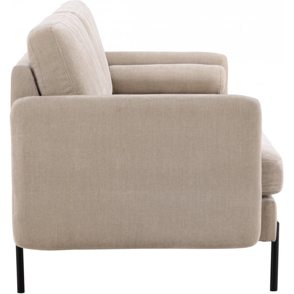 Antibes 2-seters sofa - Beige/Sort Antibes 2-seters sofa - Beige/Sort