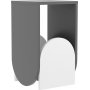 Nun sidebord - Antrasitt/hvit