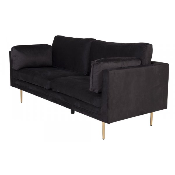 Sofa Savanna - Svart Flyel
