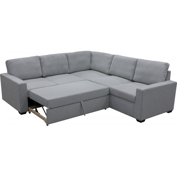 Sovesofa Belissa frem oppredet hjørnesofa - lysgrå Rocco + Flekkfjerner for møbler Sovesofa Belissa frem oppredet hjørnesofa - lysgrå Rocco + Flekkfjerner for møbler