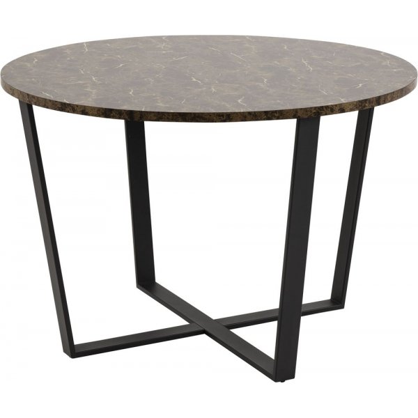 Amble spisebord - Svart/brun marmor Amble spisebord - Svart/brun marmor