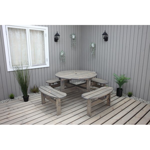 Møbelgruppe Rondo - Grå + Flekkfjerner for møbler Møbelgruppe Rondo - Grå + Flekkfjerner for møbler