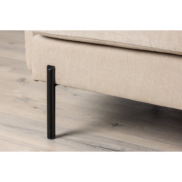 Antibes 2-seters sofa - Beige/Sort Antibes 2-seters sofa - Beige/Sort