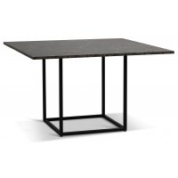 Sintorp spisebord, 120 cm - Svart/brun marmorimitasjon Sintorp spisebord, 120 cm - Svart/brun marmorimitasjon