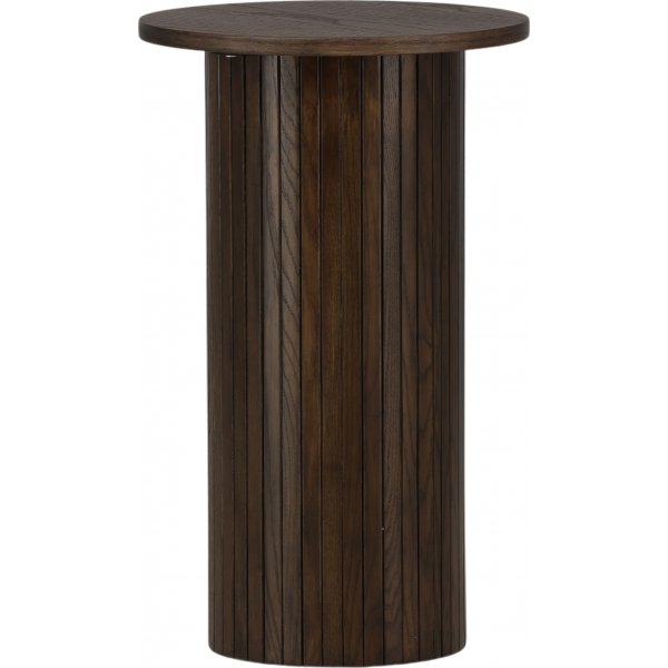 Bianca sidebord 40 cm - Semsket skinn