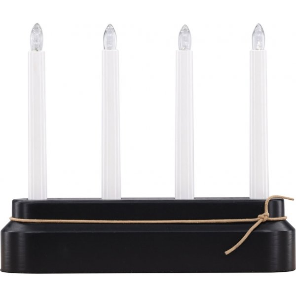 Näsfjället lysestake - Sort/Hvit Näsfjället lysestake - Sort/Hvit