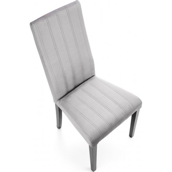 Stol Heather - Lys gr� fl�yel & svart