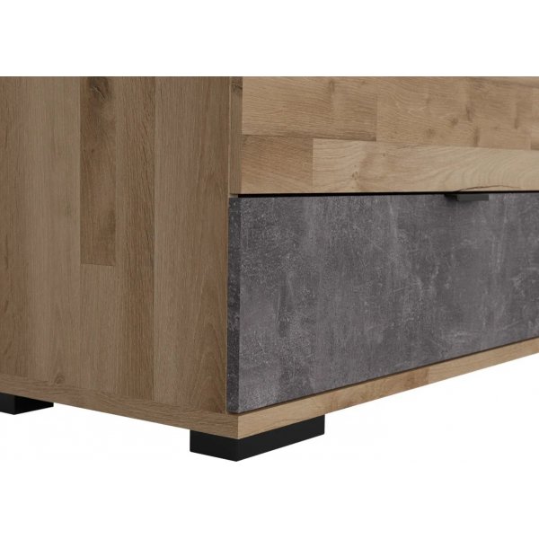 Arica skjenk - Eik/grå Arica skjenk - Eik/grå