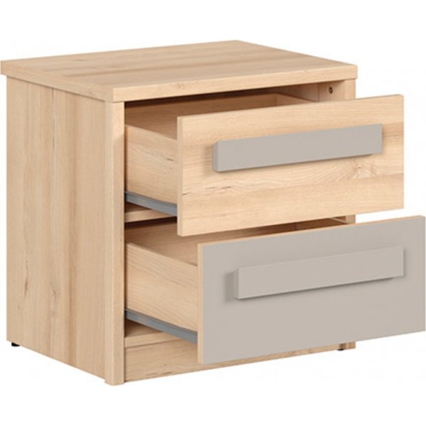 Namek nattbord - Bøk/grå Namek nattbord - Bøk/grå