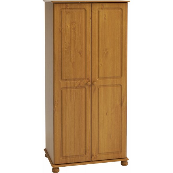 Richmond garderobeskap med 2 drer - Brun