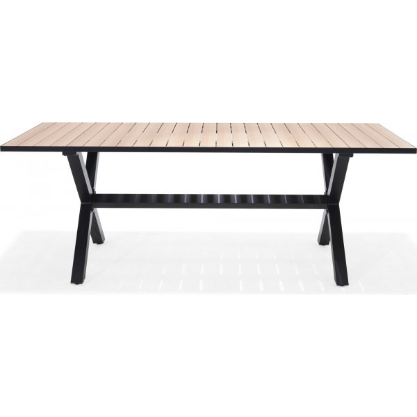 Panama spisegruppe 6 - Sort/teak Panama spisegruppe 6 - Sort/teak