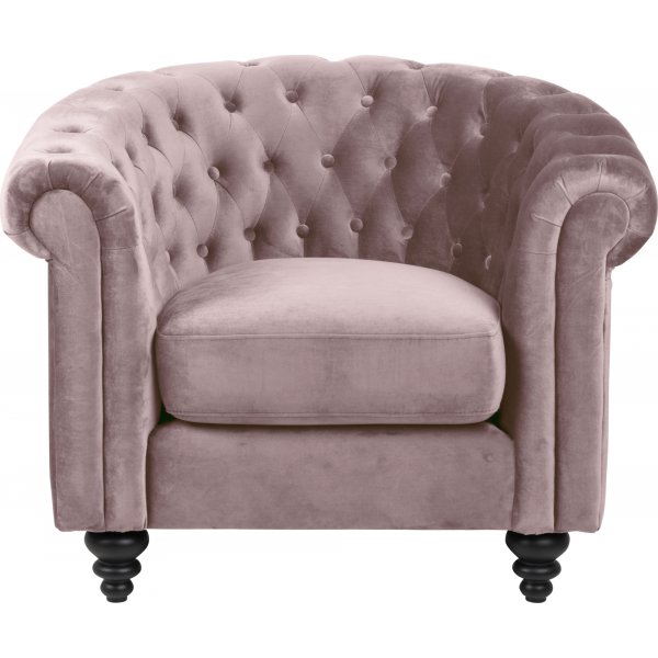 Charlietown lenestol - Pudderrosa Charlietown lenestol - Pudderrosa