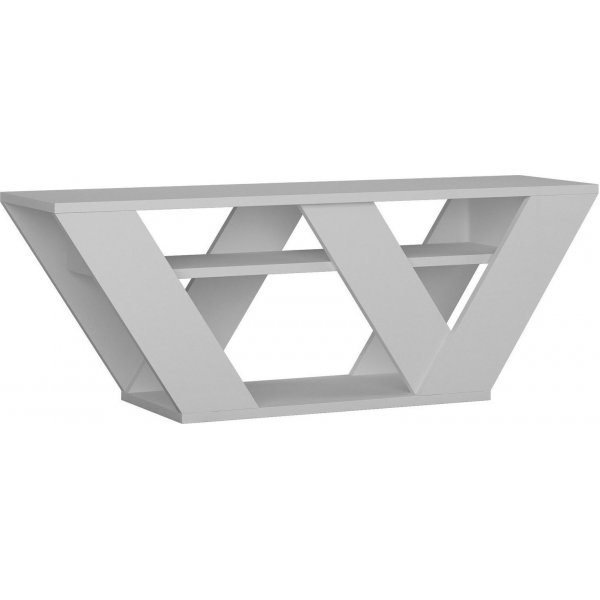 Pipralla mediebenk - Hvit