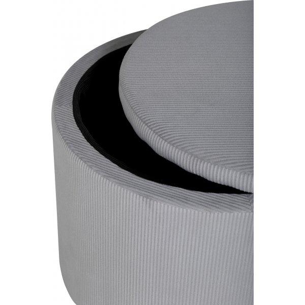 Jabar sittepuff - Grå kordfløyel Jabar sittepuff - Grå kordfløyel