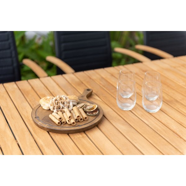 Portals spisegruppe 19 - Sort/teak Portals spisegruppe 19 - Sort/teak